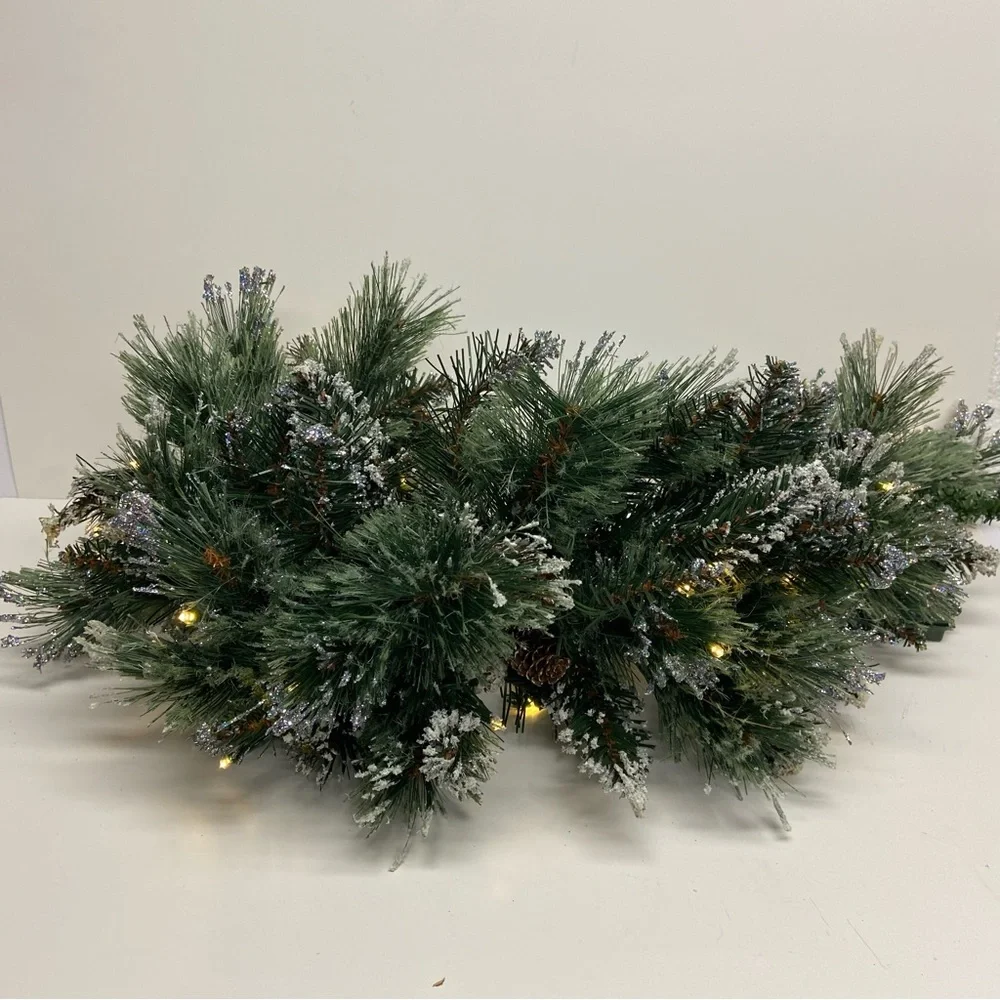 Christmas Garland Light Up Battery Operated Christmas Decor
